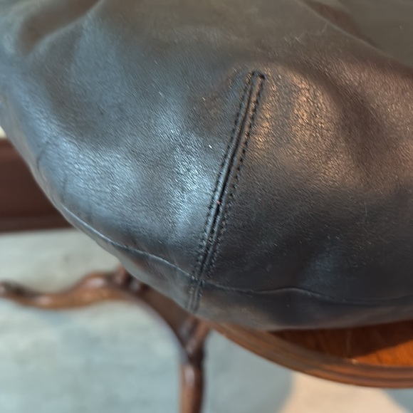 Coach SoHo pleated hobo/shoulder bag  thick leather black vintage Crescent shape - Picture 15 of 17
